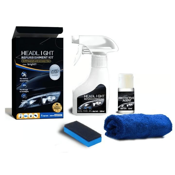 ๐ Automotive Headlamp Restoration Fluid, blurring enhanced crystalline coating refurbisher