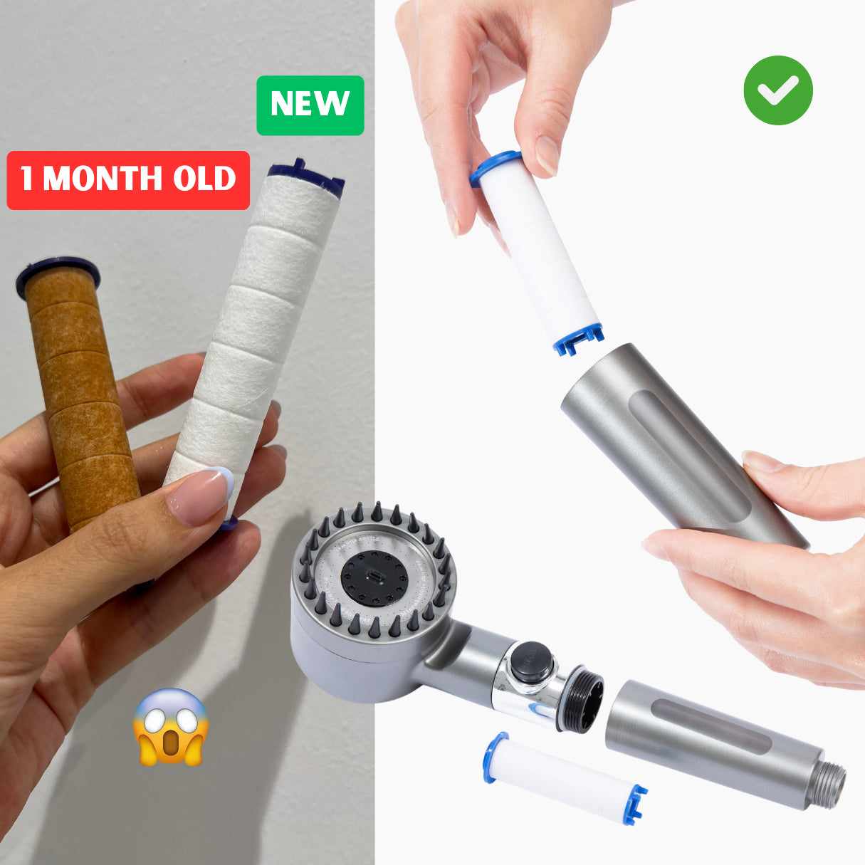 📢📢50% OFF !! ⏰Filtered Shower Head