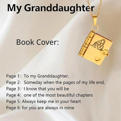 🏆 Hot Sale - 49% OFF 🔥🔥My Little Star Book Necklace for Daughter & Son, Birthday Day Gift Graduation Jewelry of Love